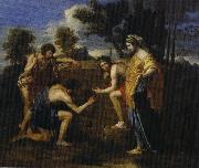 Nicolas Poussin et in arcadia ego oil on canvas